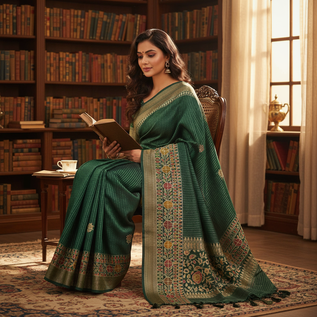 E.V. Silk Saree